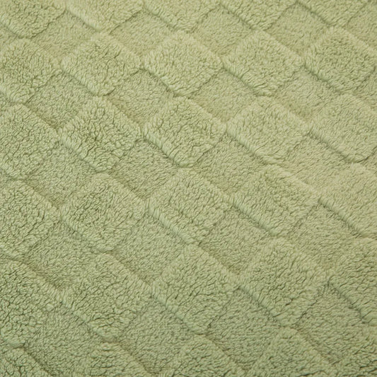 Plaid waffle jacquard 4 saisons — Texture naturelle & chaleur modulable