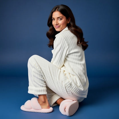 Chausson Riviera | Une caresse de rose pour tes matins enchantés