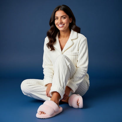 Chausson Riviera | Une caresse de rose pour tes matins enchantés