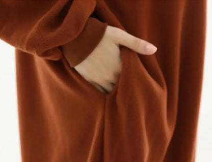 HKSNG High Quality Adult Kigurumi Teddy Brown Bear Onesies Animal Pajamas Cosplay Costume Party  Jumpsuits Christmas