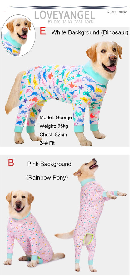 2024 Christmas Clothes For Dogs Red Pet Dog Pajamas Christmas Decorations Dog Jumpsuit Warm Dog Christmas Outfits For Dogs