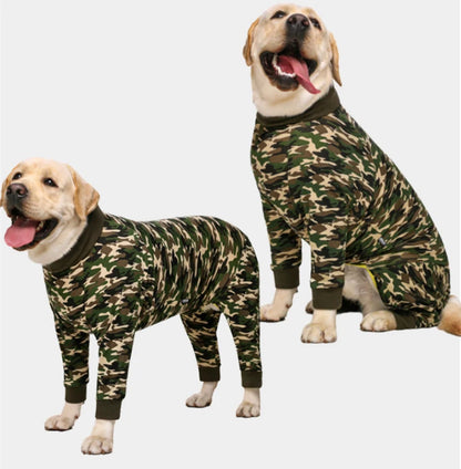 2024 Christmas Clothes For Dogs Red Pet Dog Pajamas Christmas Decorations Dog Jumpsuit Warm Dog Christmas Outfits For Dogs