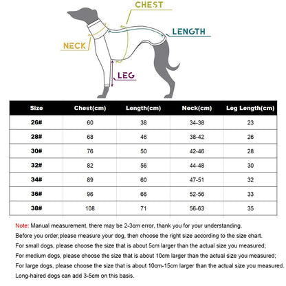 Dog Recovery Suit Christmas Dog Clothes Boy Girl Cartoon Print Fabric Dog Onesie Post Operative Dog Bodysuit Apparels For Dog