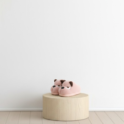 Pantoufle Badou Truffe | le chien moelleux des journées au ralenti