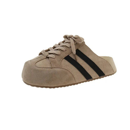 Birkent Women's Summer Outdoor Casual Slip-On Half Slippers Retro Heightening Knot Lazy Trainer Rubber Bottom Shoes