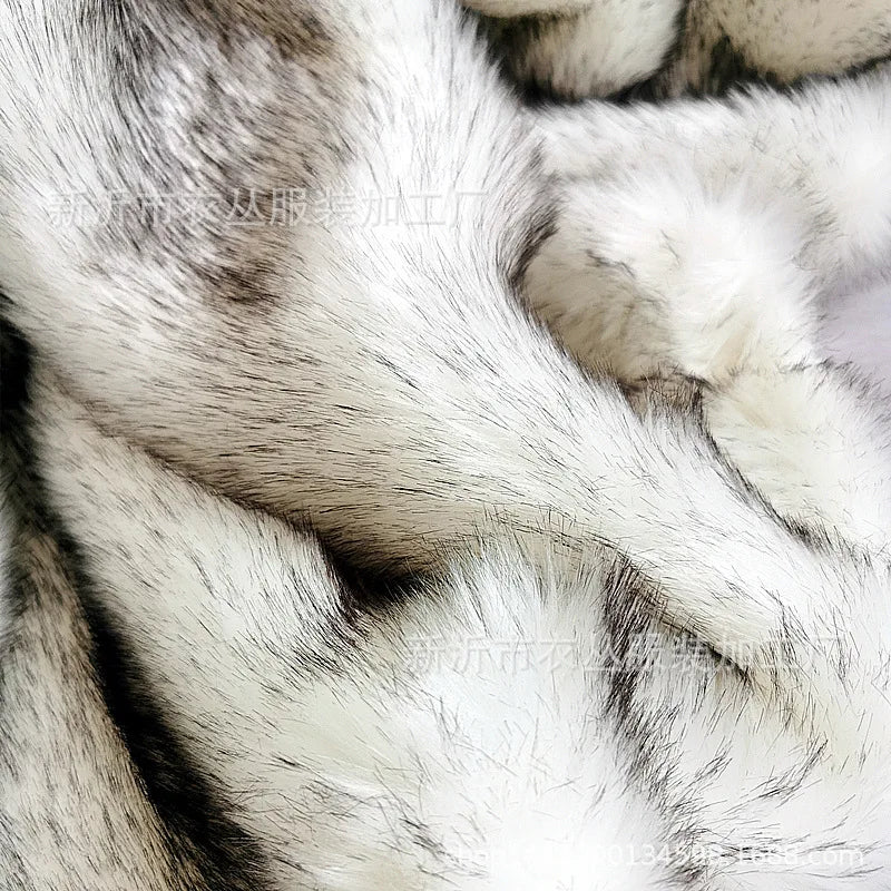 Plaid fourrure Nuitara — recto verso, doublure intérieure soyeuse