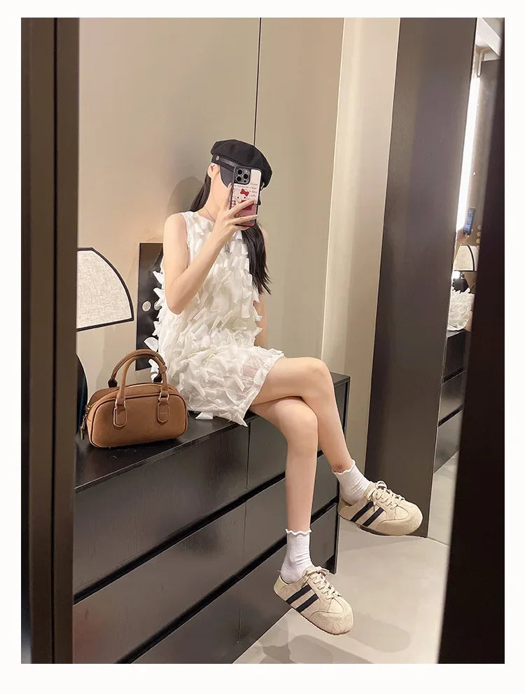 Birkent Women's Summer Outdoor Casual Slip-On Half Slippers Retro Heightening Knot Lazy Trainer Rubber Bottom Shoes