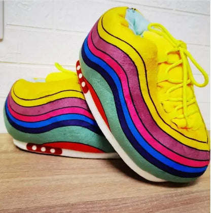 Unisex Winter Indoor Cotton Shoes Woman Warmth Home Slippers Women/Men   Ladies Slipper36-45