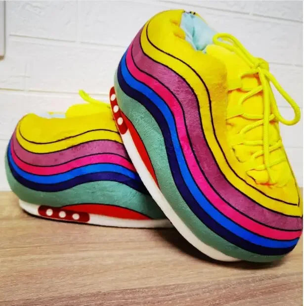 Unisex Winter Indoor Cotton Shoes Woman Warmth Home Slippers Women/Men   Ladies Slipper36-45