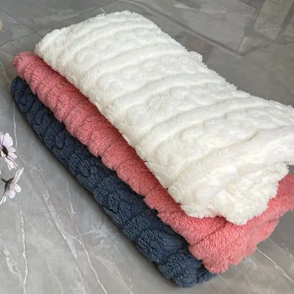 Autumn Winter Sweet Coral Fleece Pajamas Women Fleece-lined Thickened 2025 New Zip-up Flannel Warm Home Wear Set