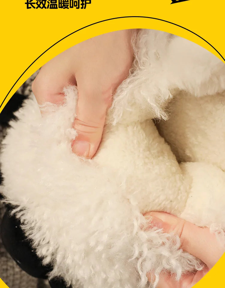 Ladies Fall Fluffy Slipper Women White Sheep Animal flip flops Winter Warm Cartoon Kawaii Soft Plush Indoor Home Shoes Gift