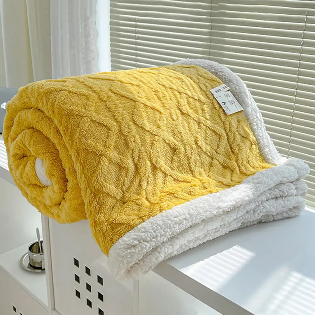 Couverture double face Nuitara — détail tissu face verso, design contemporain