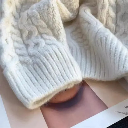 Women's Spring Autumn Butterfly Knot Sweater Coat Soft Tassel Twist Outerwear Cardigan round Neck Full Sleeve Retro Japanese Laz