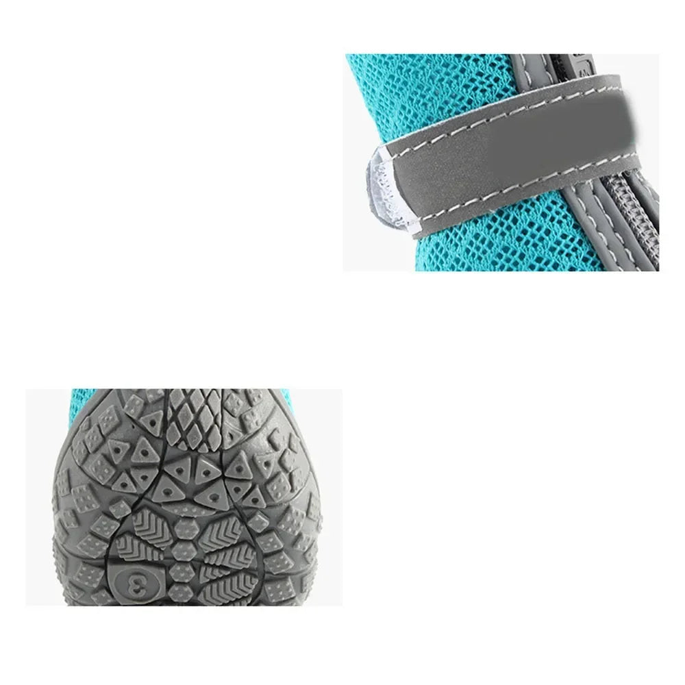 Dog Shoes Waterproof Dog Shoes for Hot Pavement Puppy Pet Boots & Paw Protectors Small Medium Dogs for Hardwood Floors Anti Slip