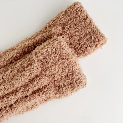 5 Pairs Coral Fleece Winter Socks Men Thick Warm Long Crew Socks Thermal  Cozy Fluffy Sleeping Socks Boys