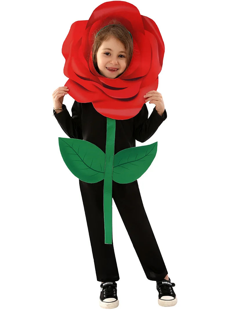 4-11Y Child Kids White Polar Bear Costume Jumpsuit for Boys Girls Unisex Animal Themed Party Cosplay Furry Fleece