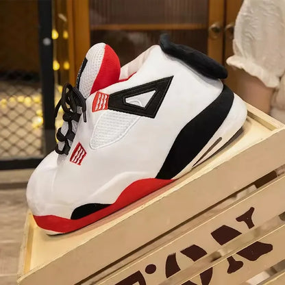 Women's/Men Winter Cotton Shoes Size 36-44 Cute Cartoon Animal Warm Home Plush Shoes Woman Male Foam Sneakers Bread Fat Slippers