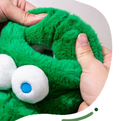 Winter Warm Shoes Woman Men Indoor Fluffy Slippers Cute Cartoon Crocodile Thick Sole Soft Plush Couples Home Floor Snow Boots