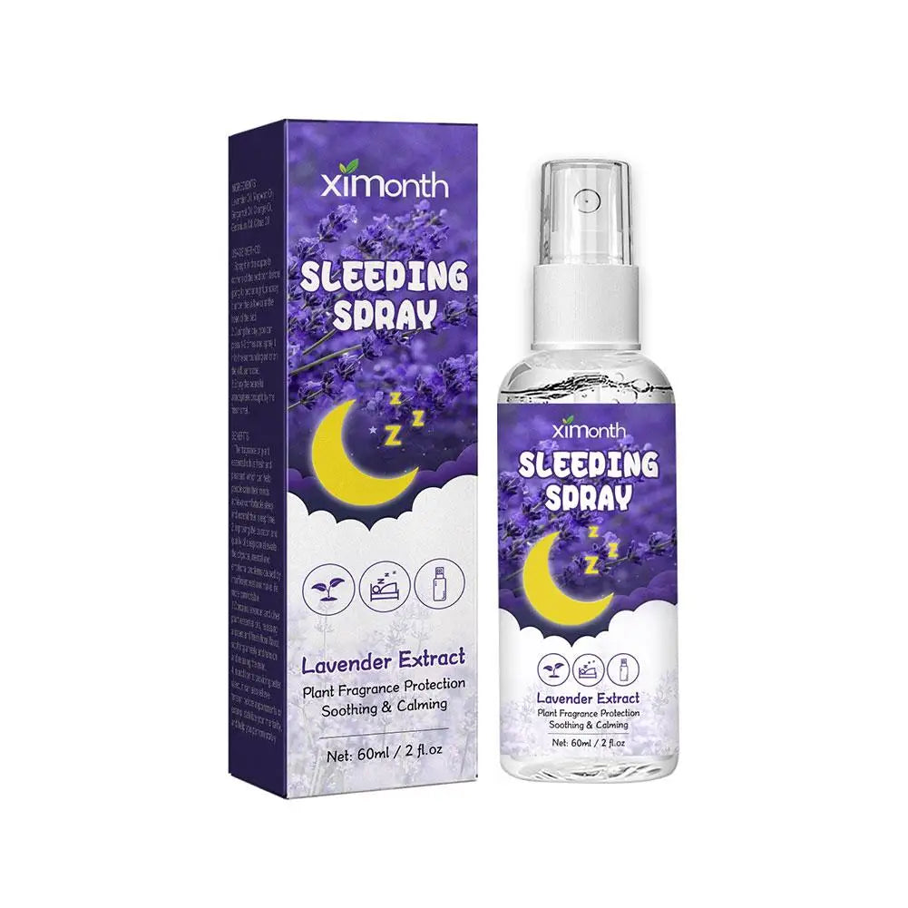 Spray sommeil lavande-vanille 60ml — Endormissement naturel & nuit apaisante