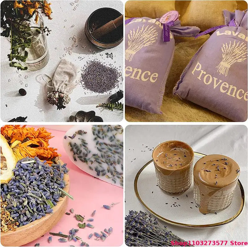 100% High-quality Natural Bulk Lavender Dried Flowers Used For Decorating Candles Making Sachet Crafts Filling Pillowcases