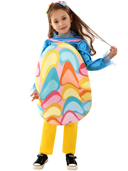 4-11Y Child Kids White Polar Bear Costume Jumpsuit for Boys Girls Unisex Animal Themed Party Cosplay Furry Fleece