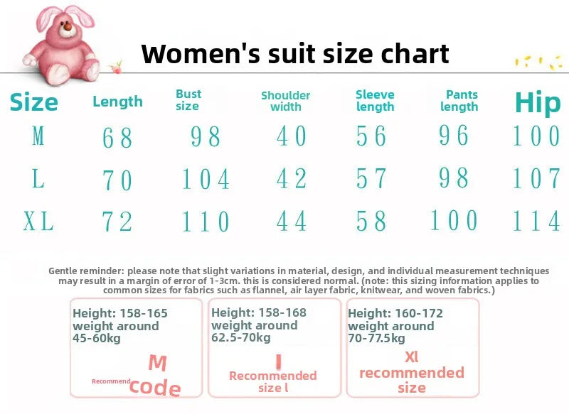 Thickened Flannel Sleepwear Set for Women Long Sleeve Long Pants Embroidered Home Clothes Soft Comfortable Winter Outfit