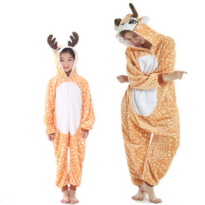 Adult Kids Lion Costume Animal Halloween Carnival Party Furry Cosplay Costumes Onesie Child Role Play Jumpsuit Kigurumi Bodysuit