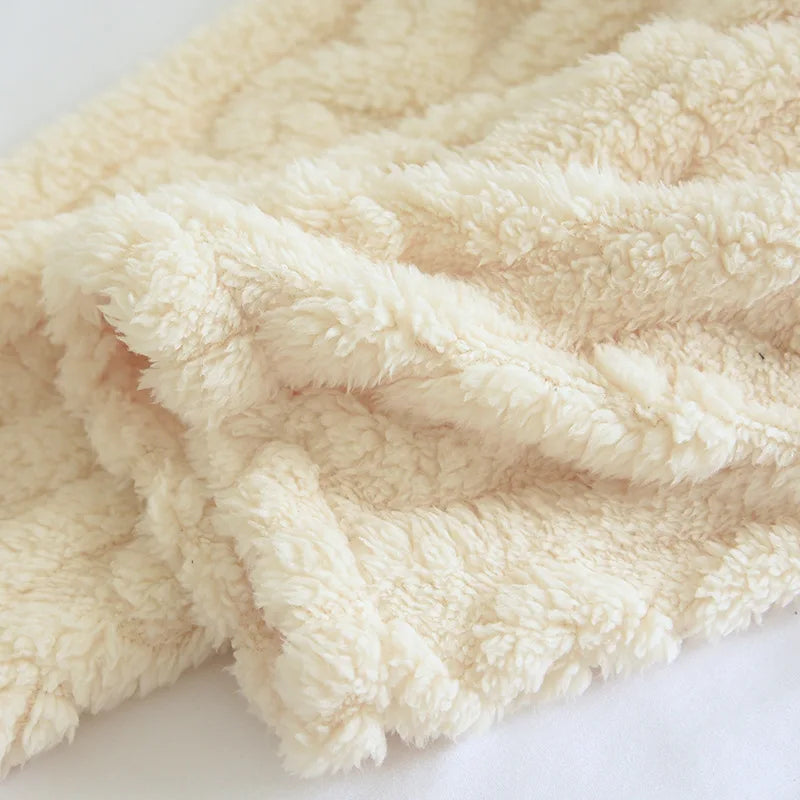 Thickened Flannel Sleepwear Set for Women Long Sleeve Long Pants Embroidered Home Clothes Soft Comfortable Winter Outfit