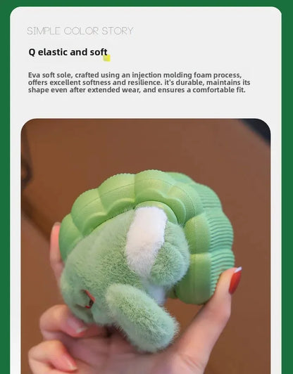 Thickened Cotton Slippers for Children Indoor Outdoor Home Wear Warm Booties with Heel for Boys And Girls in Winter