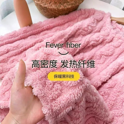 Autumn Winter Sweet Coral Fleece Pajamas Women Fleece-lined Thickened 2025 New Zip-up Flannel Warm Home Wear Set