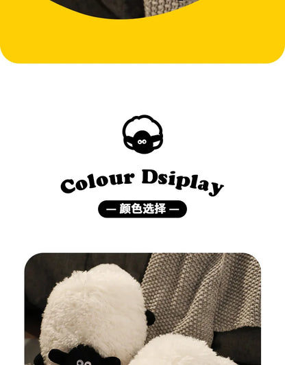 Ladies Fall Fluffy Slipper Women White Sheep Animal flip flops Winter Warm Cartoon Kawaii Soft Plush Indoor Home Shoes Gift