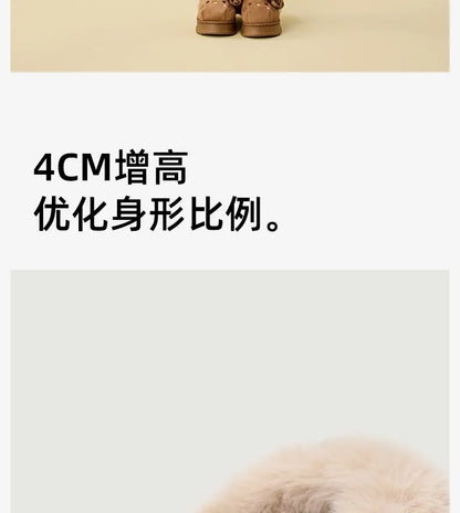 Autumn Winter Hello Kitty Slippers For Women Plush Kawaii Cute Sanrio Home Warm Cotton Slippers Cartoon Home Indoor Shoes Gifts