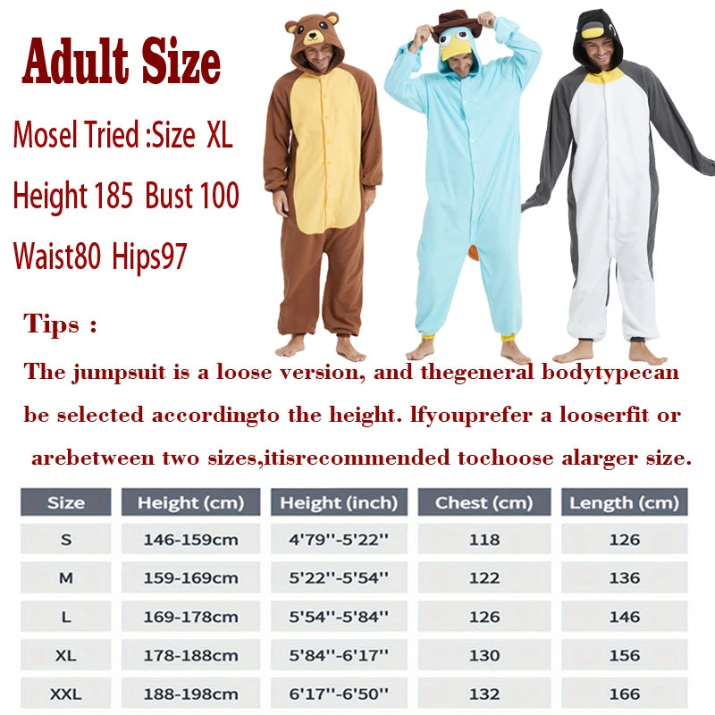 Zipper Capybara animal cosplay game costume kigurumi men one piece black pajama halloween christmas party hooded cartoon pajamas
