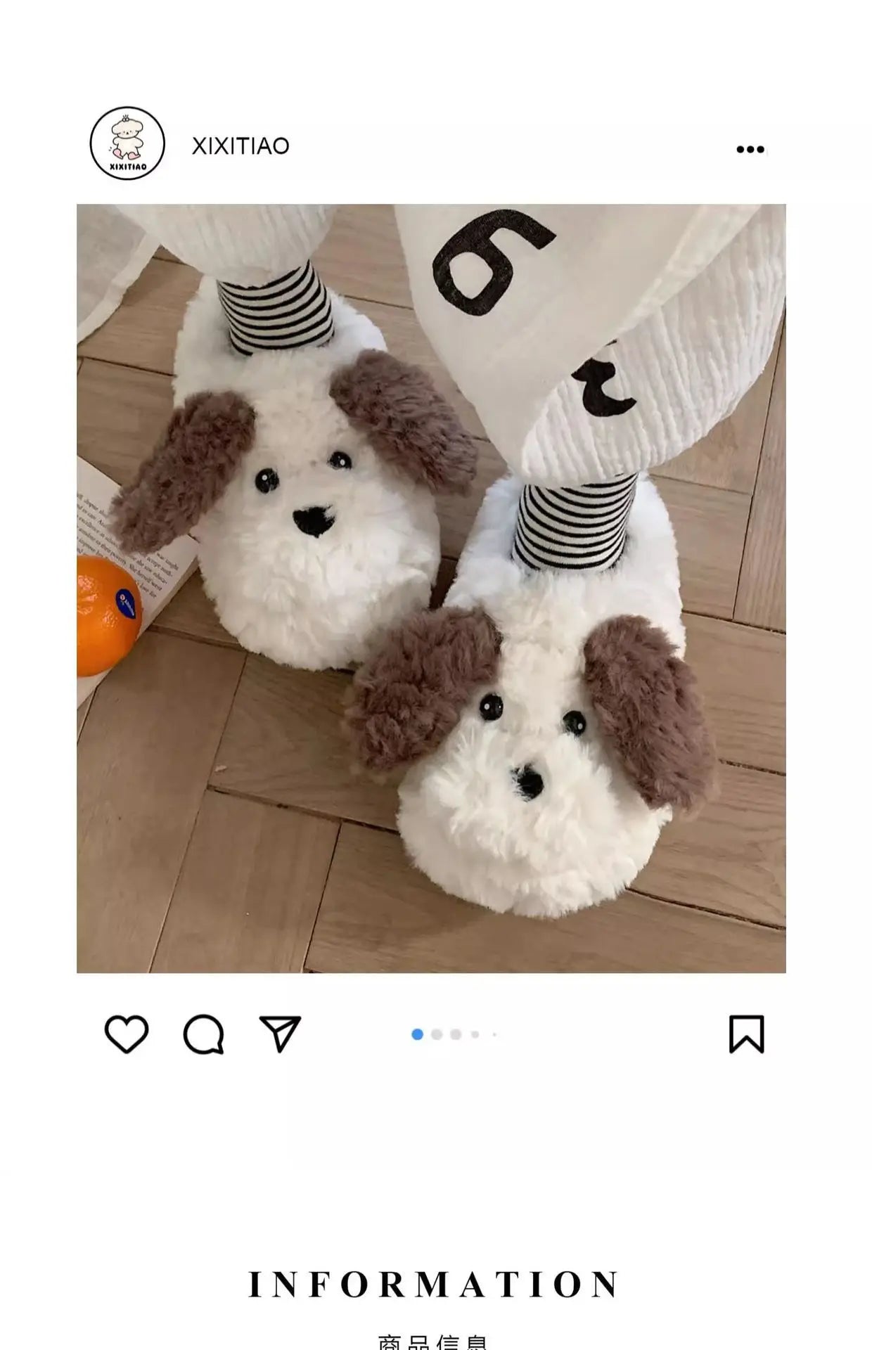 Short Fur Slippers for Women Winter Warm Furry Cozy Cotton Shoes for Home Indoor Cute Dog Couples Antiskid Slippers