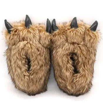 Winter black unhappy kitty slippers women men indoor home slides shoes ladies fun fuzzy kitten slipper cat lovers indoor shoes