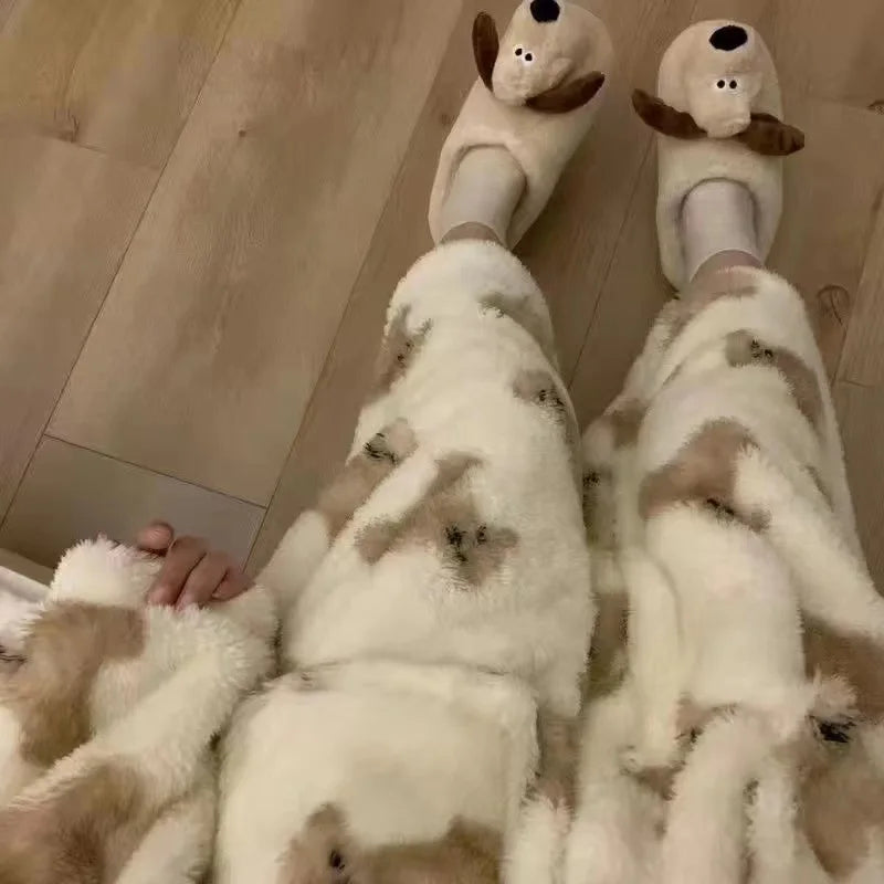 Korean Style Long Hooded Coral Fleece Sleepwear Women's Thickened Autumn Winter New Arrival Comfortable Home Leisure Robe