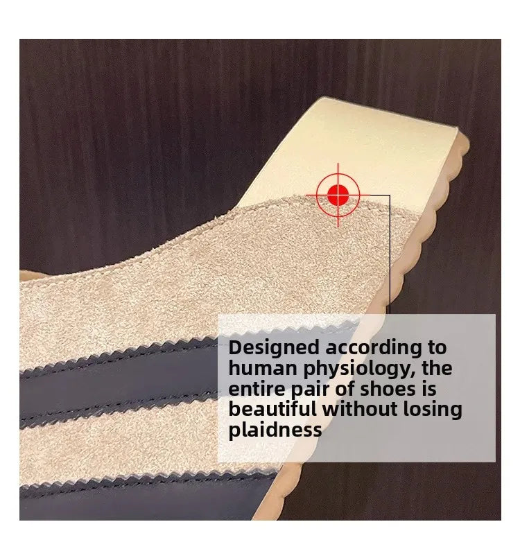 Birkent Women's Summer Outdoor Casual Slip-On Half Slippers Retro Heightening Knot Lazy Trainer Rubber Bottom Shoes