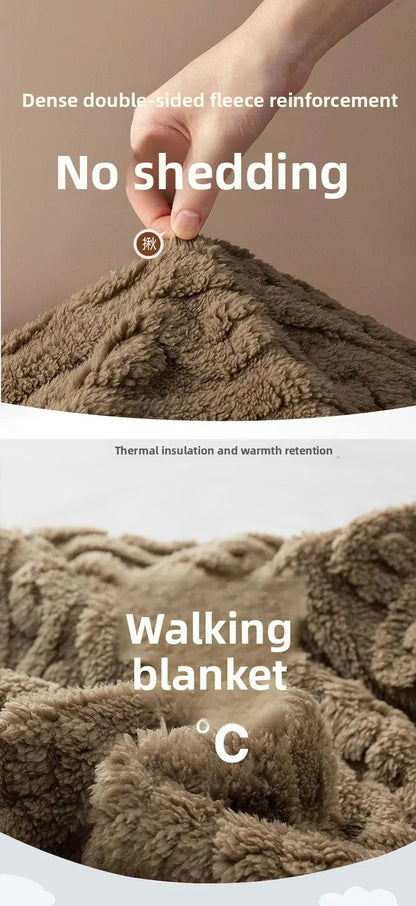 2025 Autumn Winter Coral Fleece Thickened Flannel Sleepwear Home Clothes Set for Men Breathable Long Sleeve Long Pants Pajamas