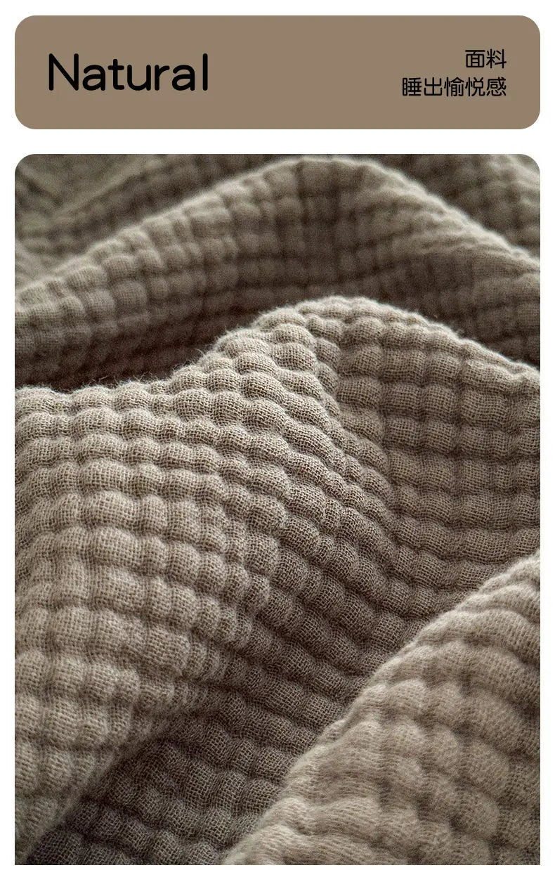Plaid gaze coton 6 couches — Légèreté naturelle & cocooning toutes saisons