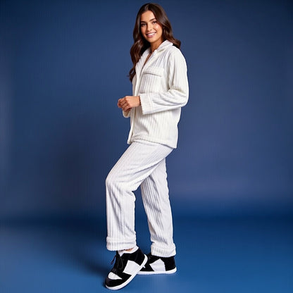 Chaussons Inès Damier | l’élégance architecturale de tes après-midis à Saint-Germain