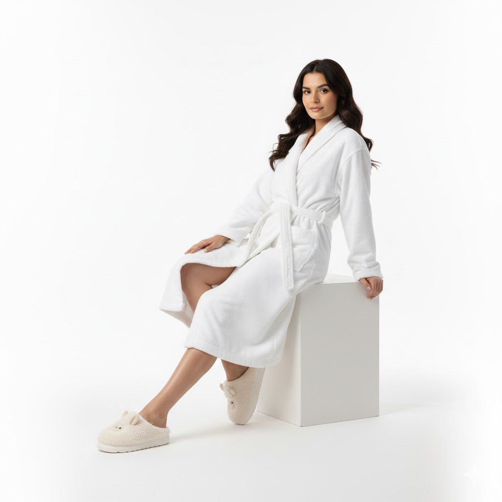 Pantoufles Élodie Mouton | la chaleur douce qui suit pas à pas