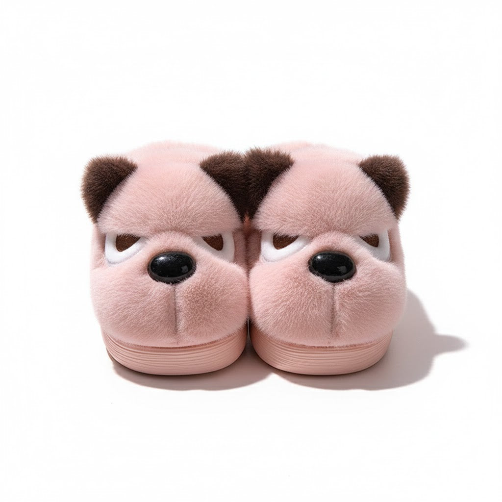 Pantoufle Badou Truffe | le chien moelleux des journées au ralenti