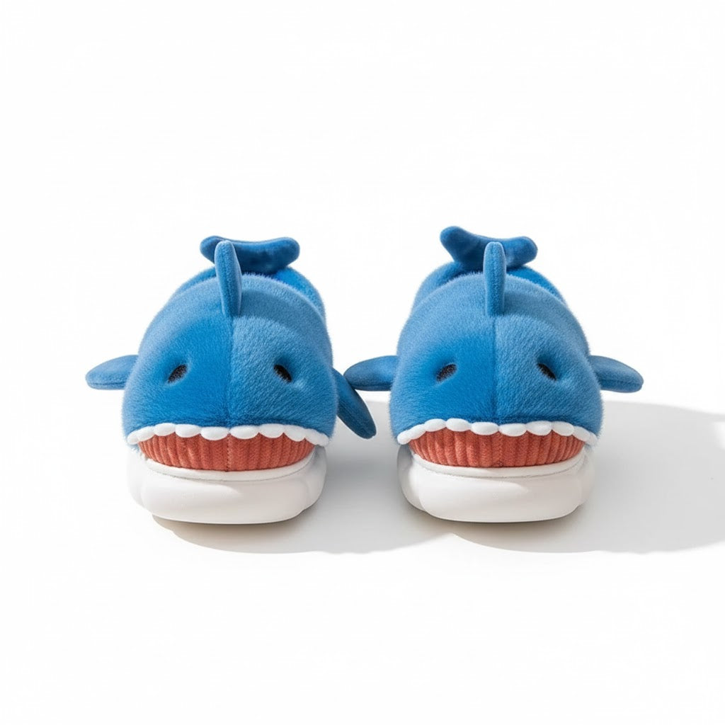 Pantoufle Mako Nuit | le requin détendu des soirées à la maison